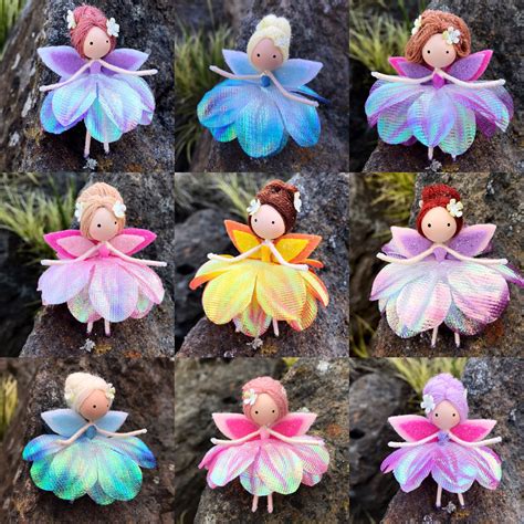 fabric flower fairy craft